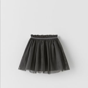 Zara Kids Textured Tulle Skirt EUC 2T 3T